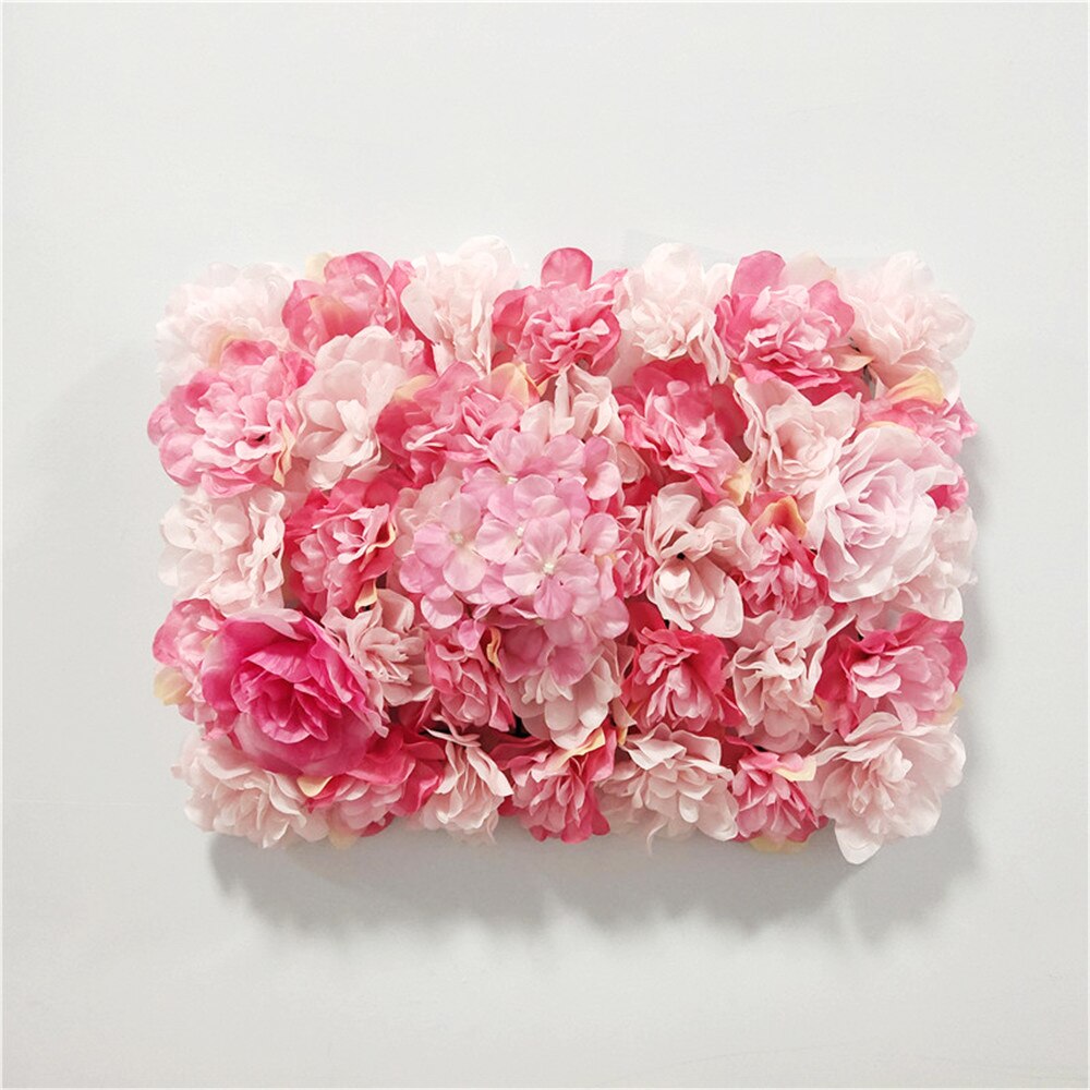 40*30cm Artificial Flower Wall Decor Wedding Backdrop Party Event Birthday Scene DIY Silk Rose Flowers: C6