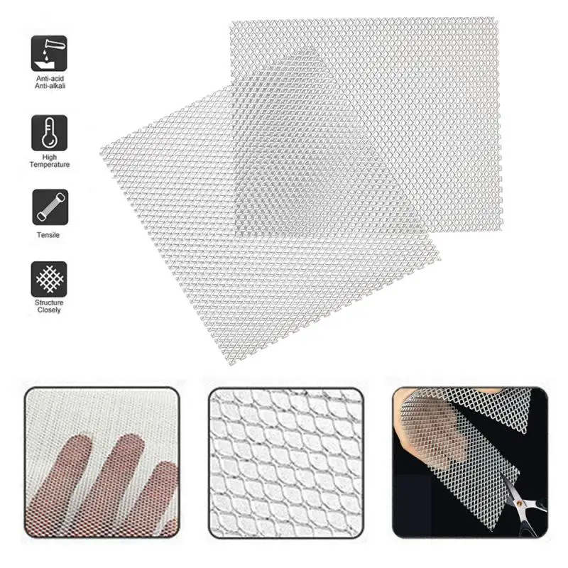 25X20cm 1pcs Sheets Aluminium Modelling Mesh Fine Medium And Coarse Appox Car Grill Mesh Sturdy Metal Mesh