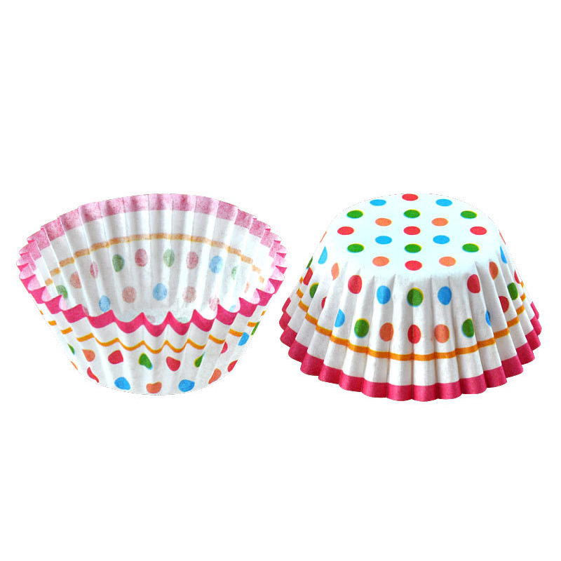 Mini Rainbow Color 100pc Cupcake Liner Baking Cup Cupcake Paper Muffin Cases Cake Box Egg Tarts Tray Kitchen Accessories Tools