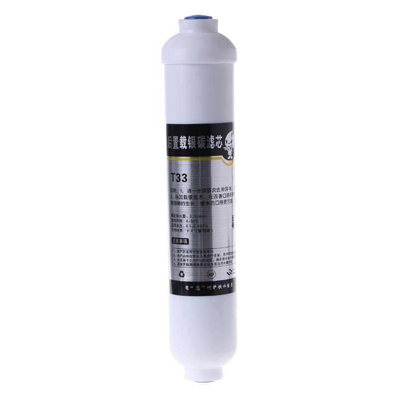 Compatible Water Filter Cartridge Activated Carbon Replacement 2 Point Interface