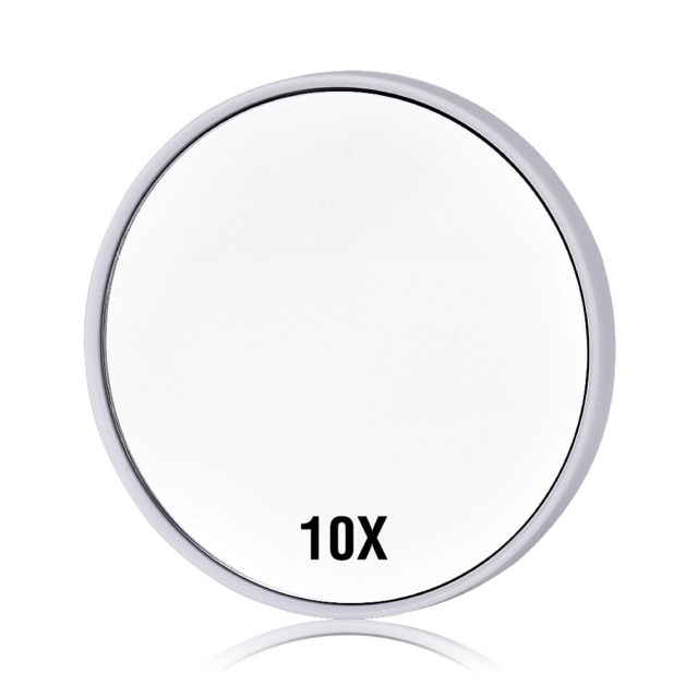 LED Makeup Mirror Illuminated Cosmetic Table Mirror With 16/22 Light Adjustable 1X 10X Magnifying Touch Screen Battery Operated: White 10x