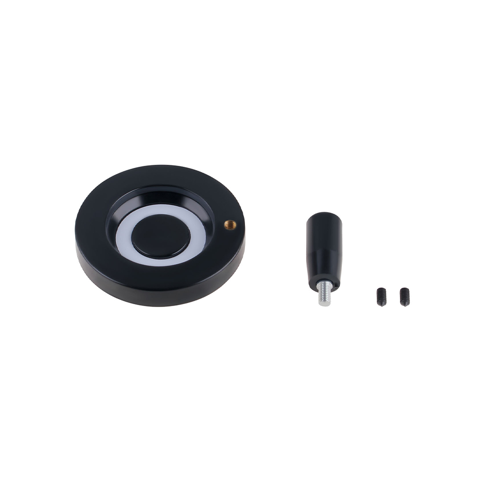 Lathe Milling Machine Hand Wheel W/ Revolving Handle Grip Ballscrew SFU1204 SFU1605 SFU2005 CNC 3D Printer Outer Diameter 80mm