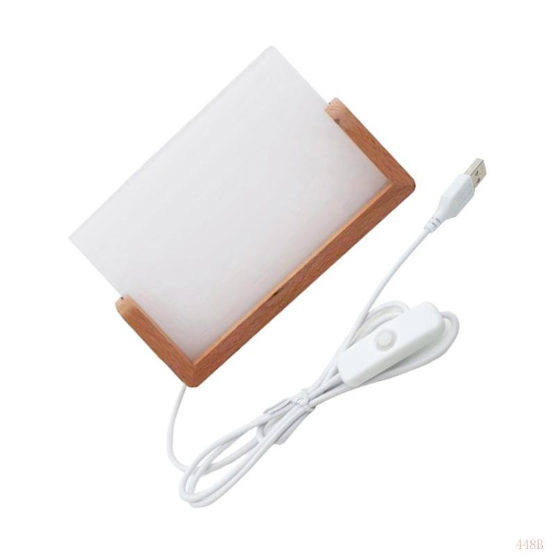448b SUBLIMATION Cadre photo vierge en vierge avec lumière LED support support pour imprimerie machines à chaleur à