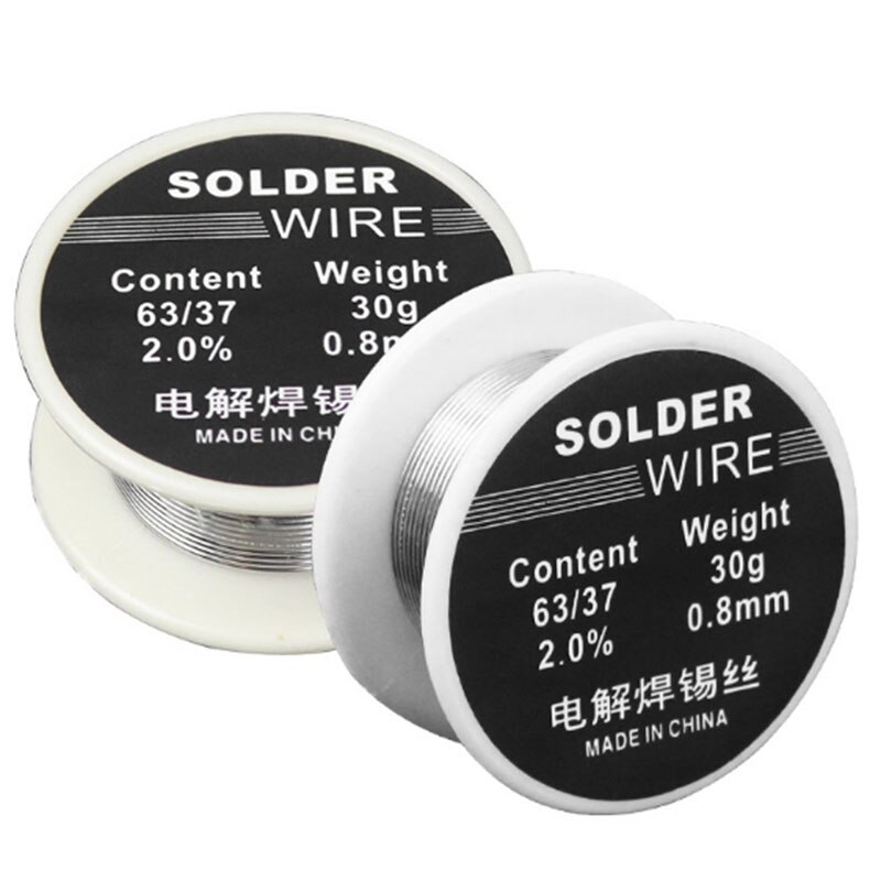 1PCS 30g 0.8mm 63/37 Solder Core Wire with 2.0% Flux DIY Soldering Tool