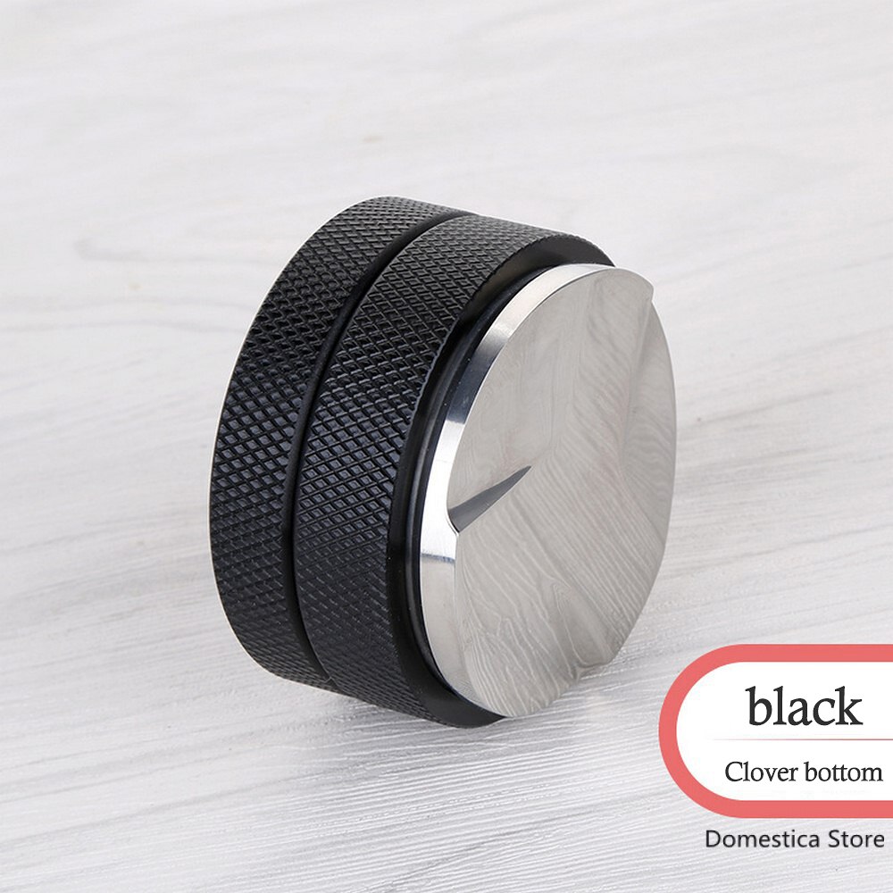 51/58mm espressokaffe tukle justerbar kaffe tukle til barista flat rustfritt stål utgangspunkt kaffebønne trykk verktøy: D / 51mm
