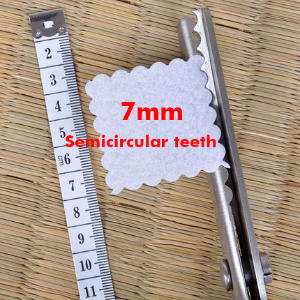 Sewing Cut 23.5cm Zig Zag Dressmaking Tailor Leather Handicraft Fabric Shear Pinking Scissor Textile DENIM DIY Upholstery Tool s: 7mm Semicircular
