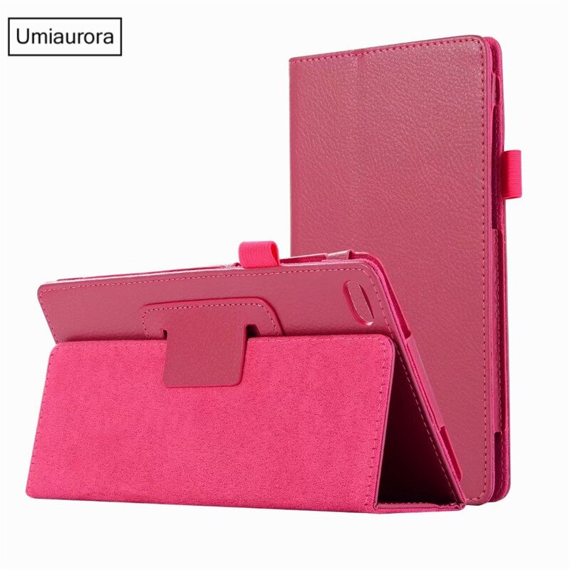Case Voor Lenovo Tab M7 Case Pu Leather Flip Stand Cover Voor Lenovo Tab M7 TB-7305F TB-7305I TB-7305X 7.0 Inch tablet Case Funda: Rose