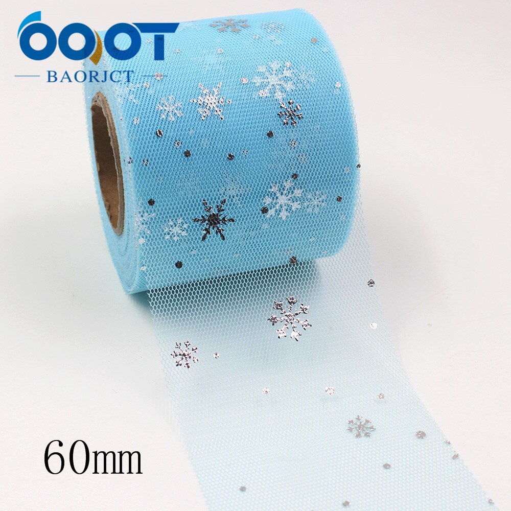 60/130mm 5 yards jul snöflinga glitter silver garn band,diy rosett huvudbonad wrap dekorationer,l -20117-79