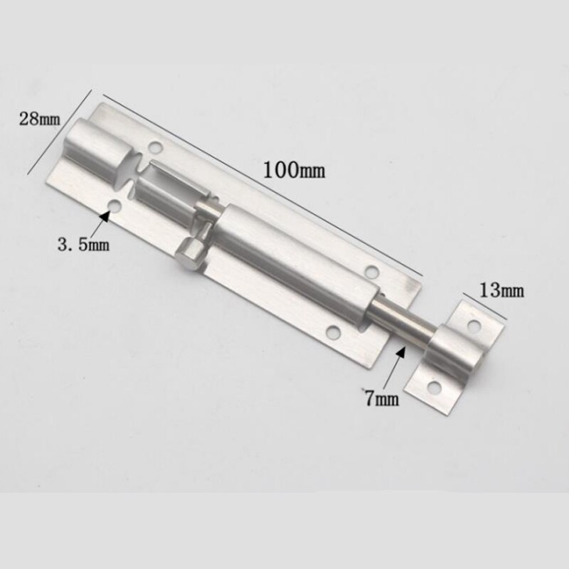 4 Inch Stainless Steel Security Slide Latch Barrel Bolt Gate Barrel Bolt, Door Lock 10Pcs