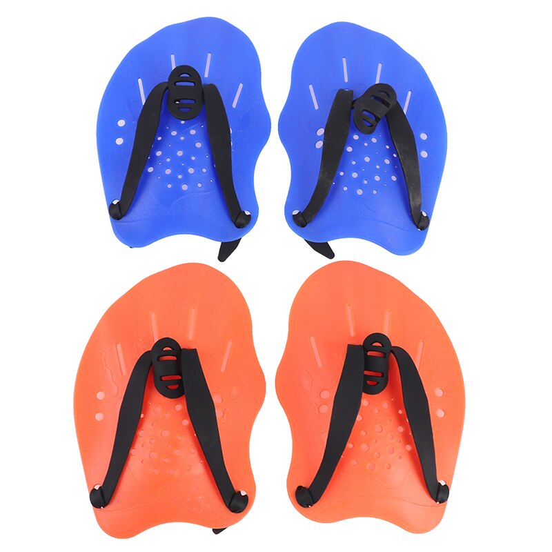 Durable Swimming Paddles Swim Practice Correction Paddling Tools Adjustable Silicone Hand Webbed Gloves