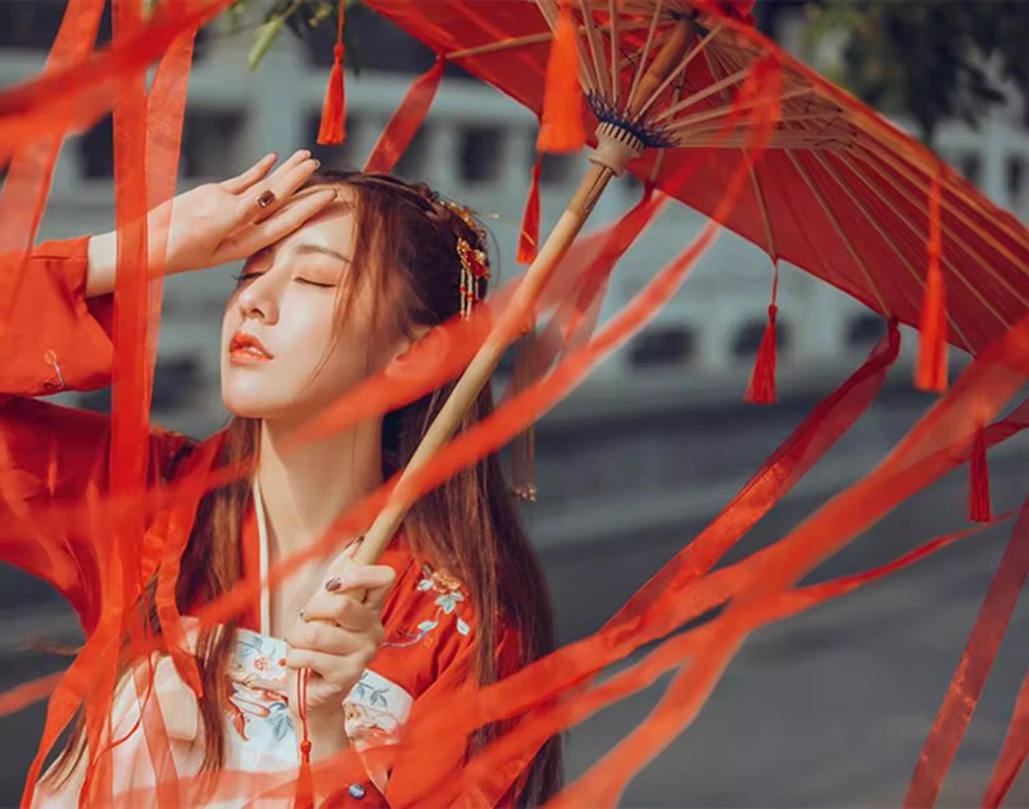 Paraguas de papel de aceite antiguo con flor roja de 82cm, Paraguas Cheongsam de boda china a prueba de lluvia, Guarda Chuva Şemsiye, Sombrilla japonesa: Verde claro