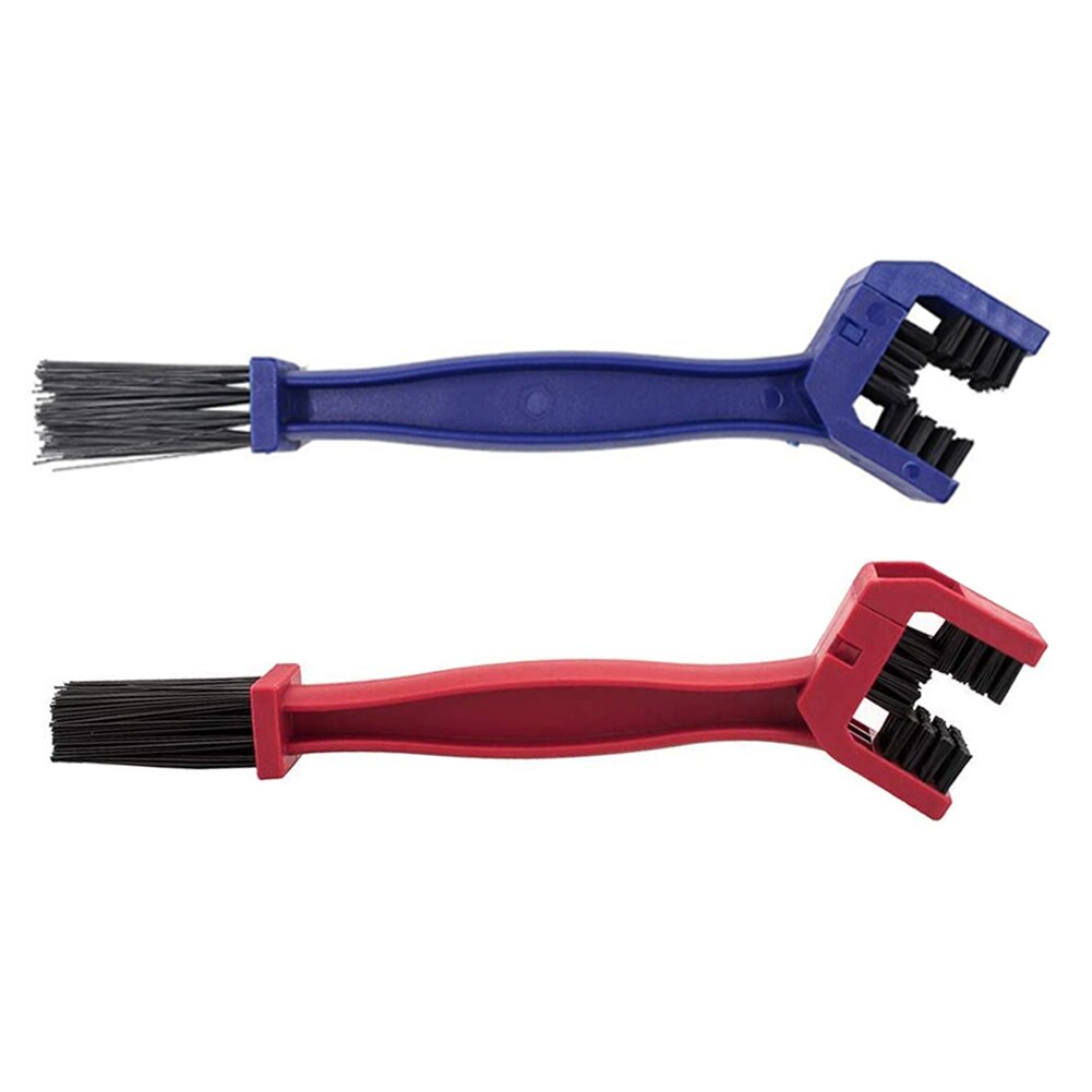 4pcs/Set Plastic Motorcycle Bicycle Chain Clean Brush Gear Grunge Brush MTB Bike Machine Washer Brush Scrubber Cycling Clean Kit: 2pcs Brush