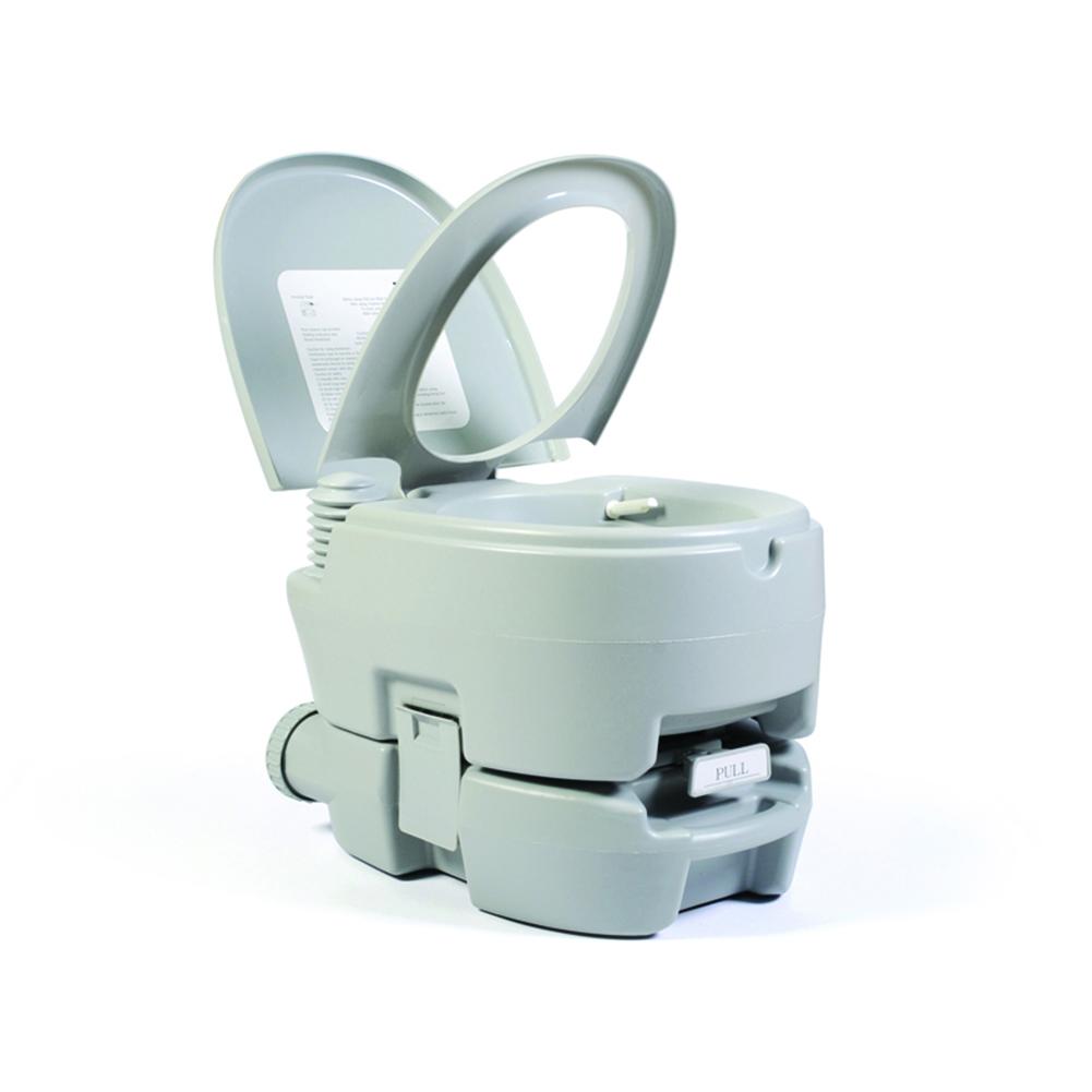 12L Car Toilet outdoor Portable Toilet Push-button Comfortable Flush Toilet Commode Potty for Camping Hiking Trip