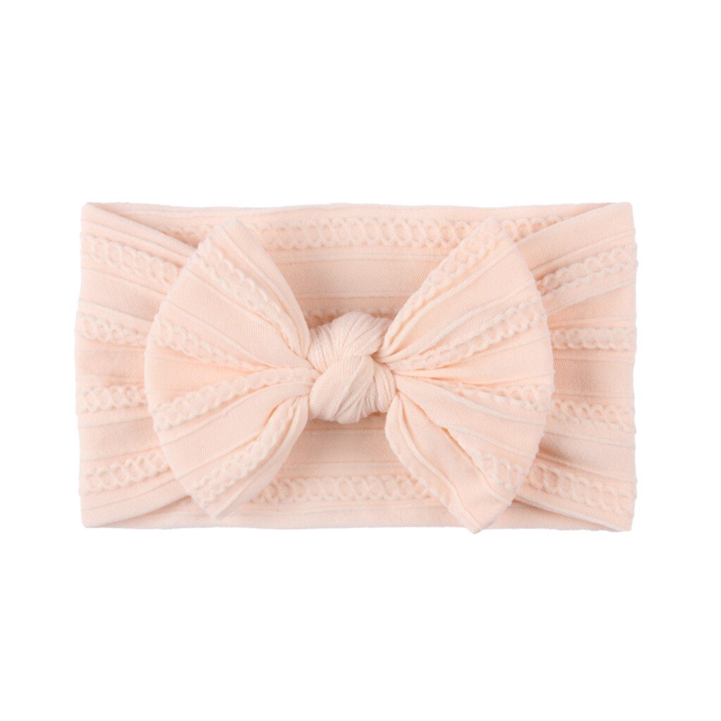 #40 Newborn Photography Baby Hair Band Kids Newborn Girls Baby Solid Headband Hair Band Bow Accessories Headwears Подарок