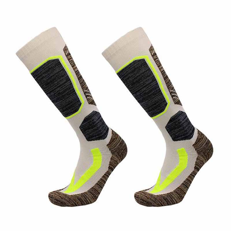 Outdoor Ski Sokken Winter Wicking Warm Knie Hoge Snowboard Sokken Fietsen Snowboarden Wandelen Sport Dikkere Thermosocks