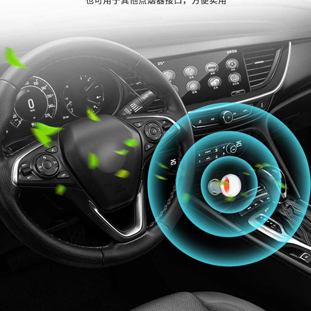 Negative Ion Car Air Purifier High Purchasing Rate USB Powered Car Diffuser