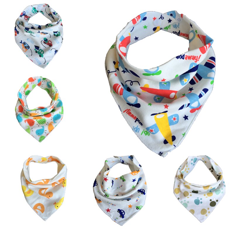 Bavoirs en coton pour bébés, 20 pièces/lot, écharpe de tête triangulaire, foulard pour garçons et filles, Bandana Dribble
