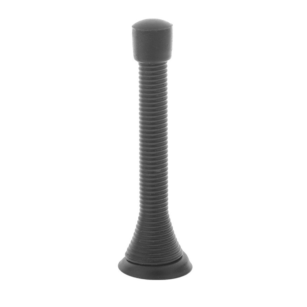 Deurstopper met veer, muurbescherming, spatborden, deurstopper, bescherming van deuren, muur, huishoudelijke deurstopper, decoratieve deur voor huishoudelijk gebruik: Zwart