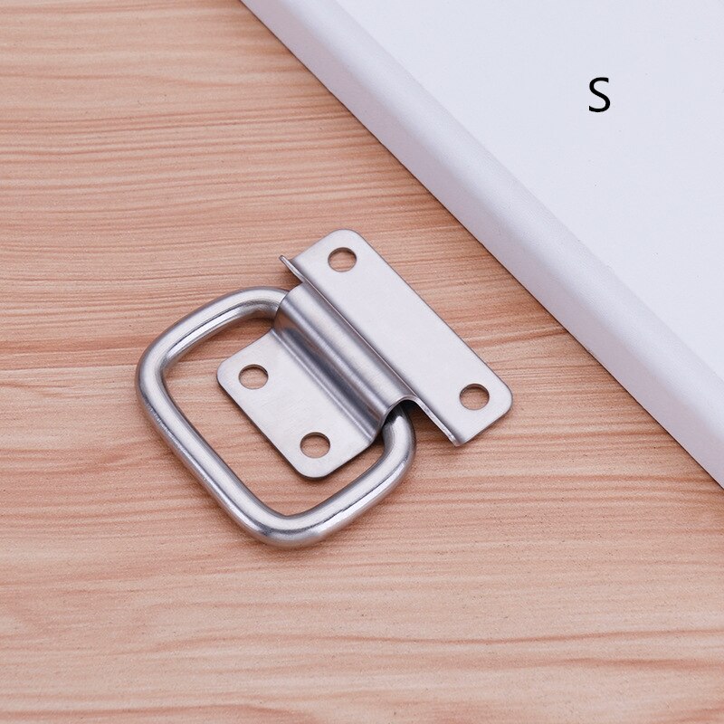 201/304 Stainless Steel Folding Door Handle Industrial Equipment Box Air Box Handle Tool Box Movable Wooden Box Handle: S