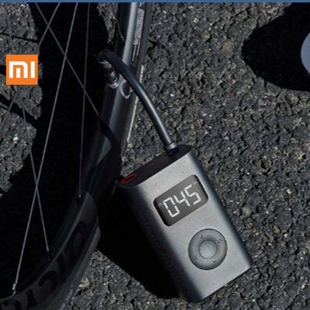 Xiaomi Mijia Draagbare Smart Digitale Bandenspanning Detectie Elektrische Inflator Pomp Voor Fiets Motorfiets Auto Voetbal