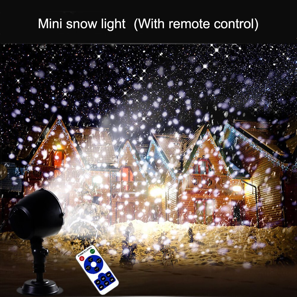 Snowfall Projector light Moving Snow IP65 Outdoor Ball Party Light Stage Lights For Christmas Home KTV Dj Wedding Show