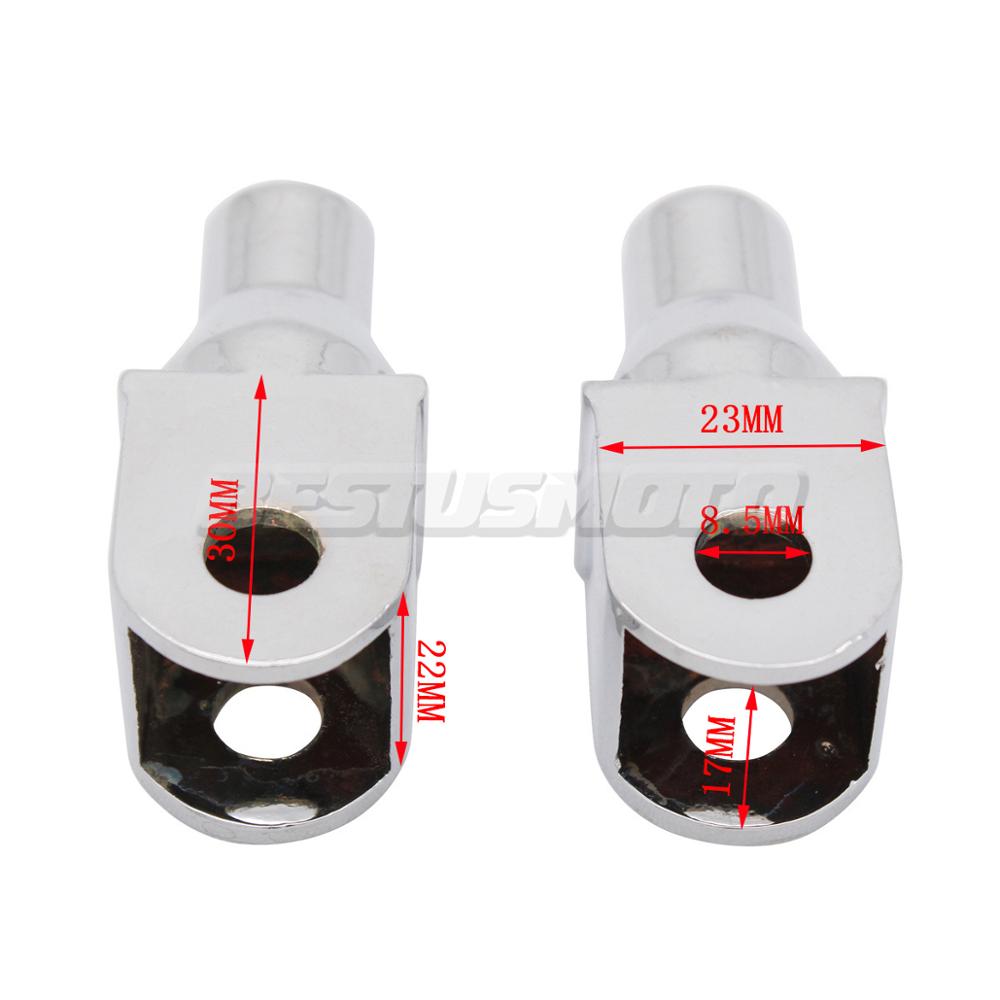 Reposapiés delanteros y traseros para motocicleta, para Honda Shadow 750 VT750 Aero Ace Spirit Phantom RS, estribos