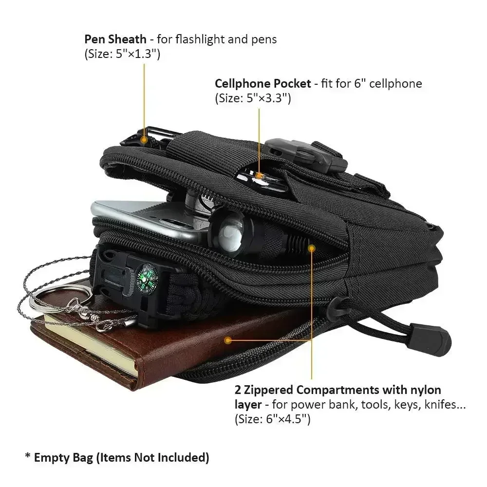 Heren Heuptas Jungle Camouflage Hangende Heuptassen Heren Buitensport Heuptas Multifunctionele Tassen Riñoneras Para Hombre