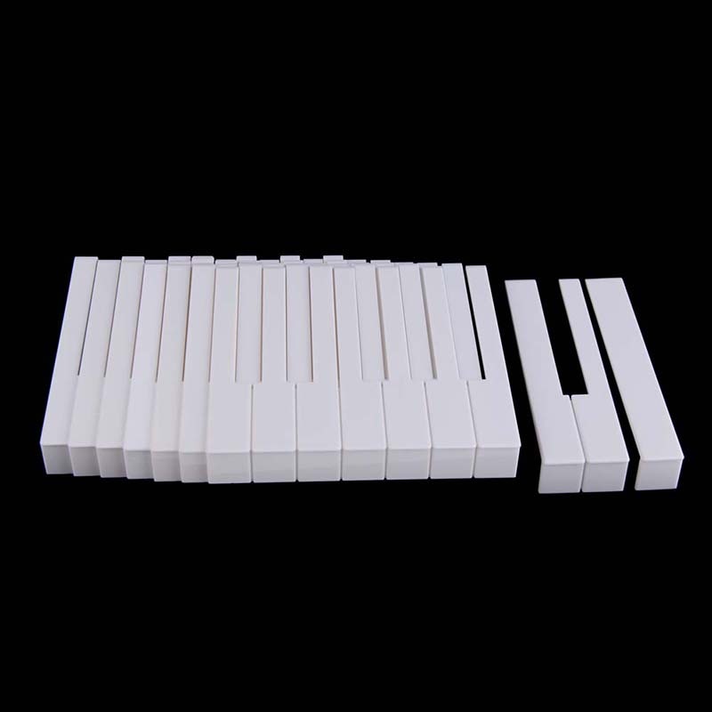 Piano 52 Toetsbedekking Gesimuleerde Ivoor Voor Vervangen Sleutel Top Piano Accessoire Vervangen Versleten Sleutel Tops