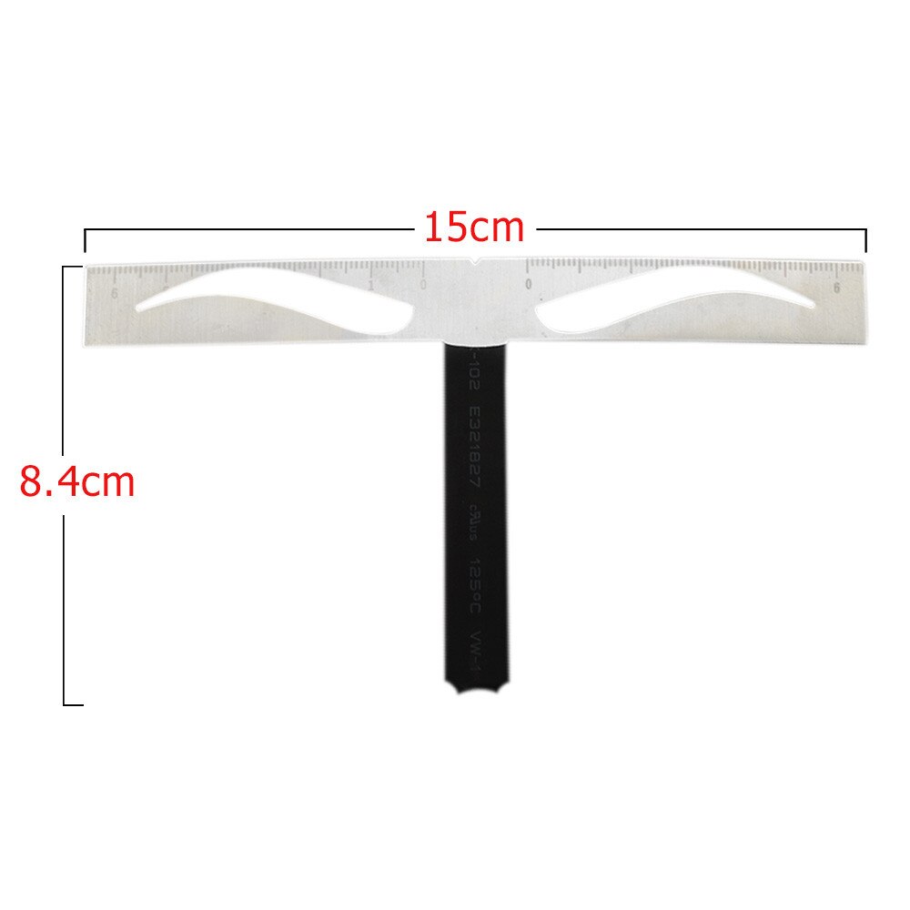 1pc Microblading Arched Eyebrows Stencil Ruler Shaper Template Definition Permanent Eyebrow Stencil Makeup Tools