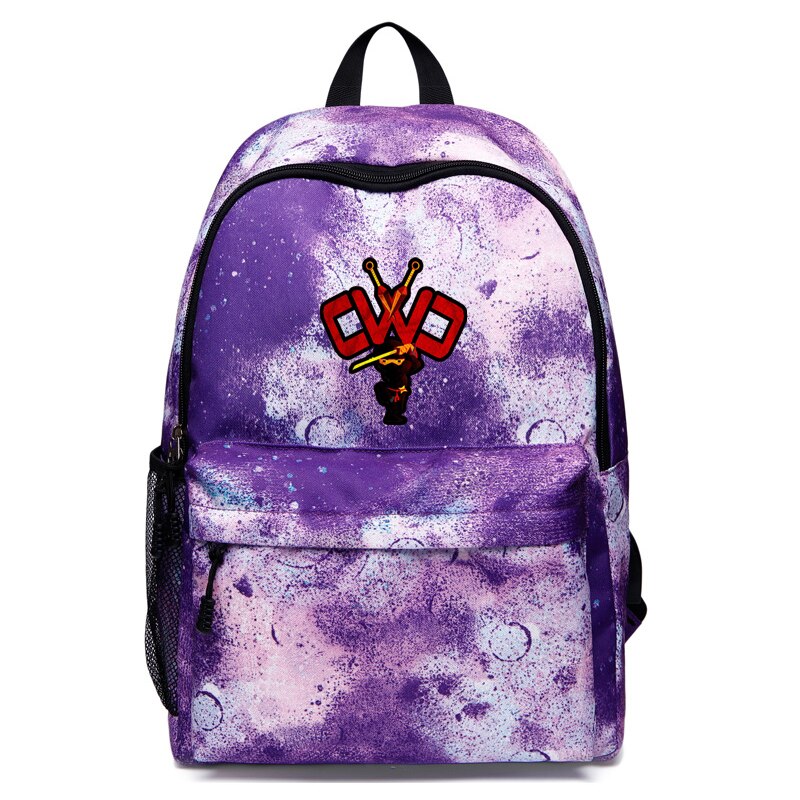 CWC imprimé unisexe galaxie sac à dos extérieur sac à dos étudiant Oxford sac USB charge ordinateur sacs: 4