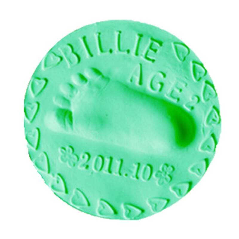 8 colores bebé 3D huella de mano fabricantes DIY juguetes pata impresión almohadilla secado de aire arcilla suave huella dactilar impresión padres -niño Inkpad