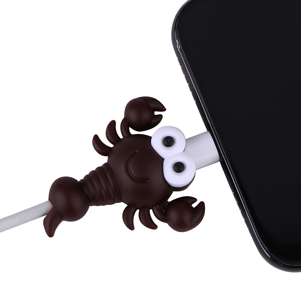 Mnycxen Kabel Linie Beißen für Iphone schnur Tier Zubehör Schützt Niedlich Schutz Kabel Tier Beißen Kabel Wickler Veranstalter z70: D