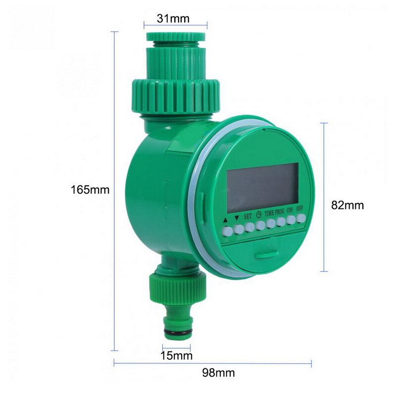 Automatische Smart Irrigatie Controller Watering Timer Lcd Display Slang Kraan Timer Outdoor Waterdichte Automatische Aan Uit: C Timer 165x82mm
