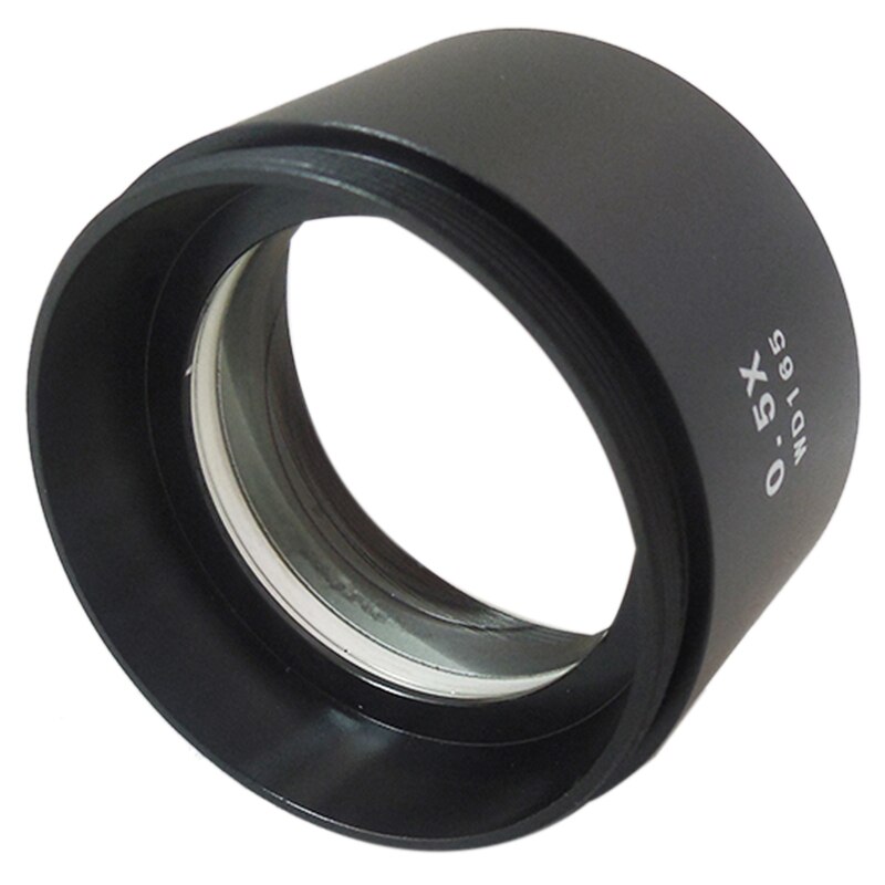 Wd165 0.5X Stereo Microscope Auxiliary Objective Lens Barlow Lens with 1-7/8 Inch(M48Mm)Mounting Thread