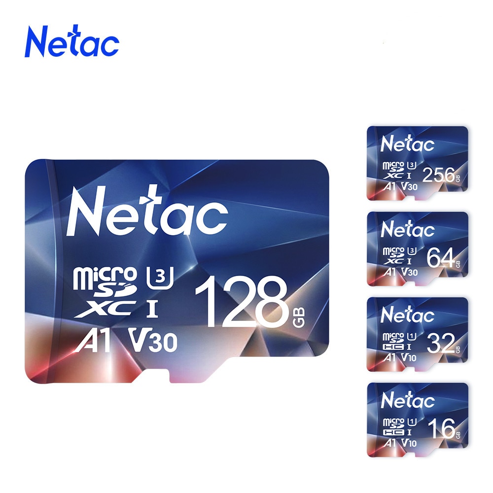 Netac Micro Sd-kaart Geheugenkaart Class10 Tf Card 64Gb 256Gb 512Gb 128Gb 32Gb 16gb Max 100 Mb/s Sd/Tf Flash Microsd-kaart Voor Telefoon