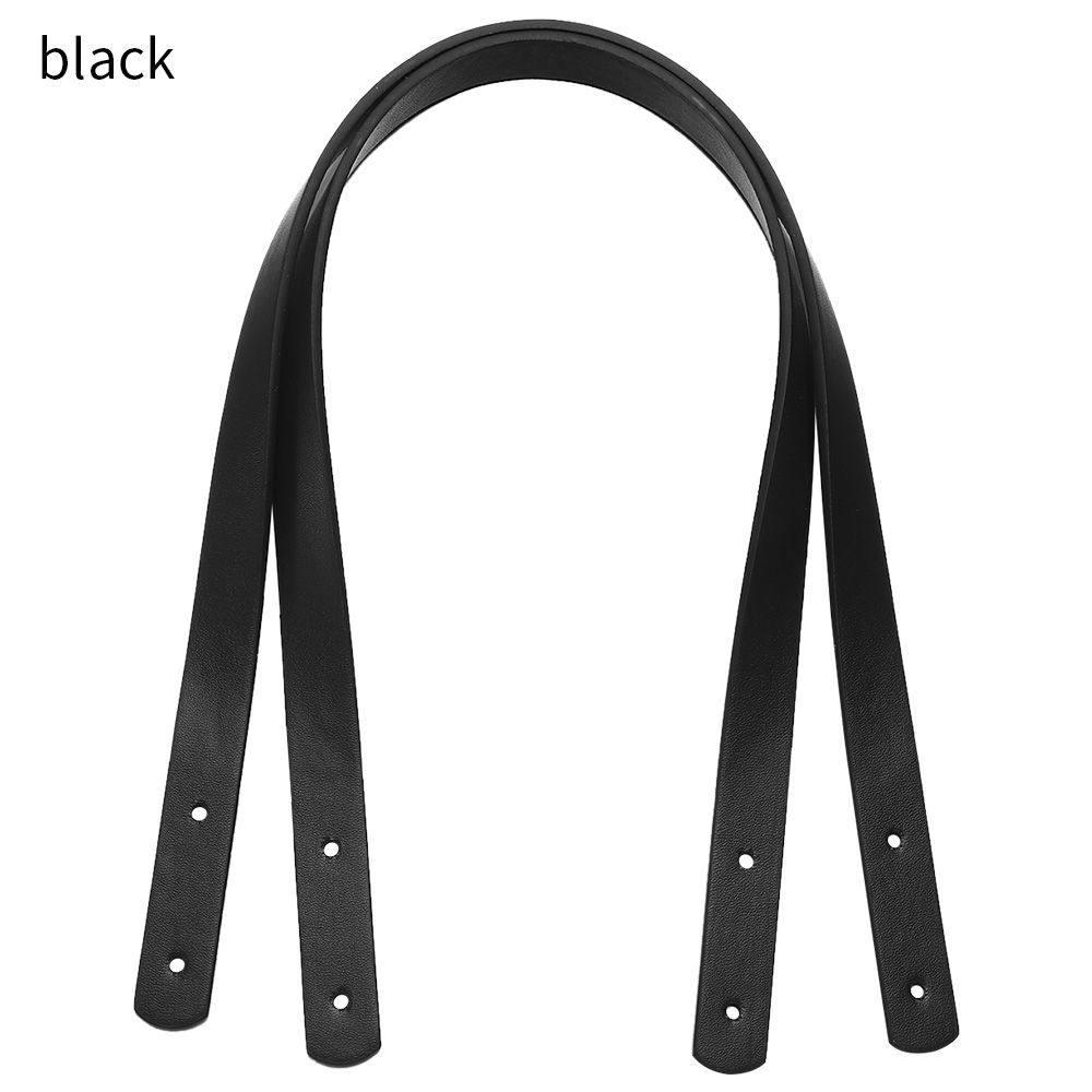 1 Pair Detachable PU Leather Handle Shoulder Bag Belt DIY Replacement Accessories Handbag Band Handle Strap With Rivets