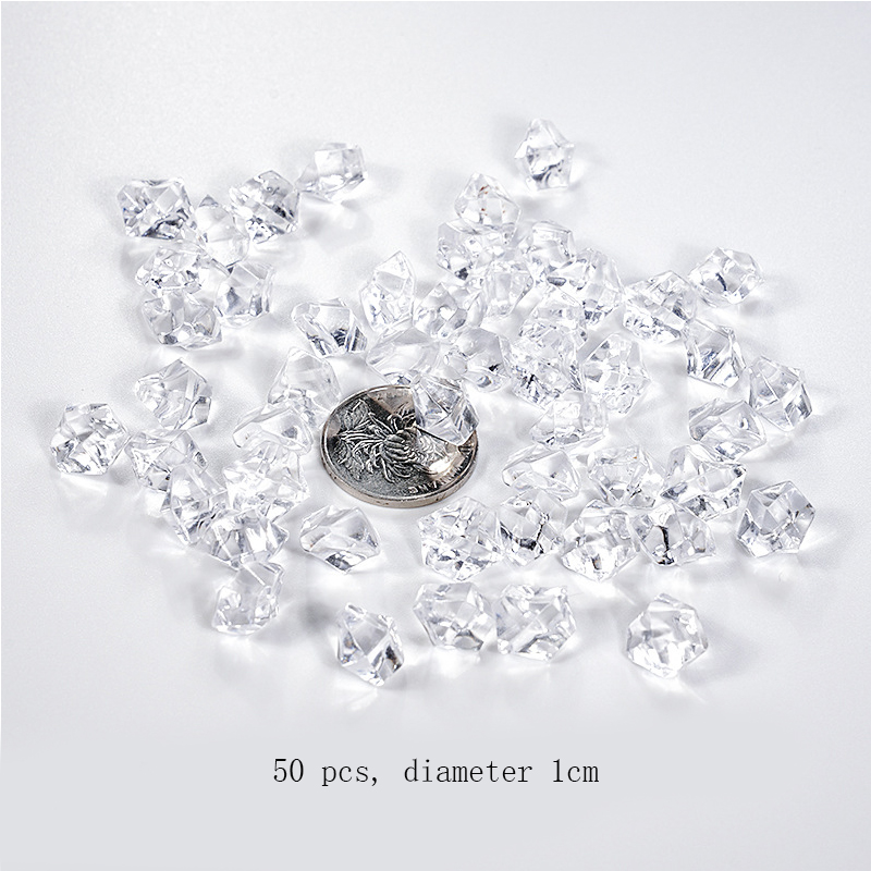 Photography Props Acrylic Simulation Ice Cube Drinks and Beverages Product Photo Decoration for The Photo Studio: D