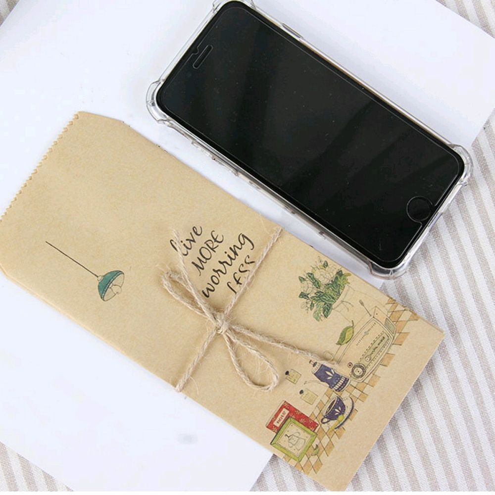 Sobres sencillos para tarjetas postales, bolsa de papel de Tarjeta De Invitación De Boda, cubierta de papel con letras, papelería bonita, suministros de oficina, 25 uds.