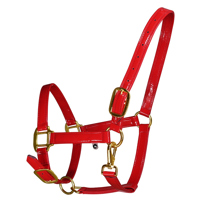 Adjustable Horse Halters Microfiber Leather Equestrian Equipment Horse Bridle Head Collar Horseback Strap Stable Protective: Blue