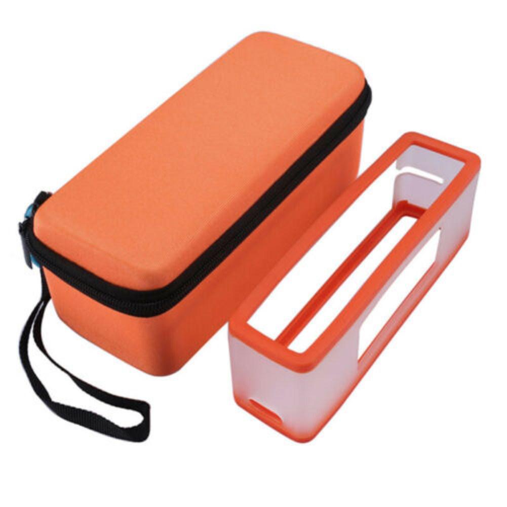 Protection Storage Case Bag Shockproof with Inner EVA for Bose SoundLink Mini 1/2 Bluetooth Speaker Case: Orange