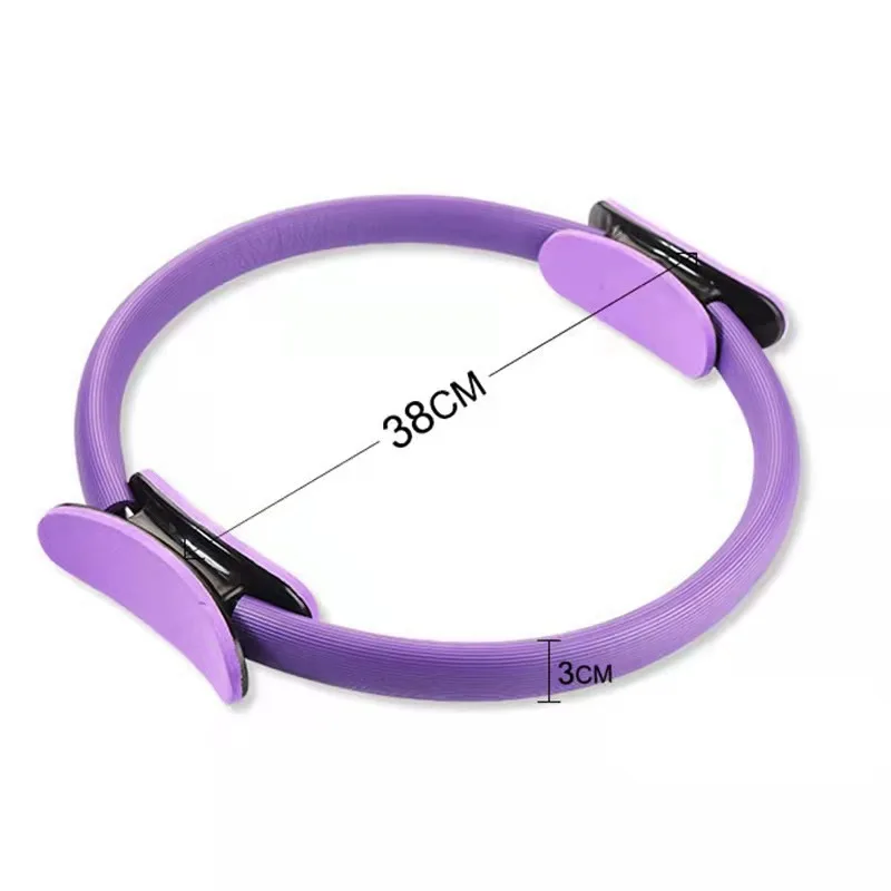 Pilates Ring Yoga Fitness Leg Slimming Magic Circle Crescent Handle Body Shaping Multifunctional Clamp Leg Device