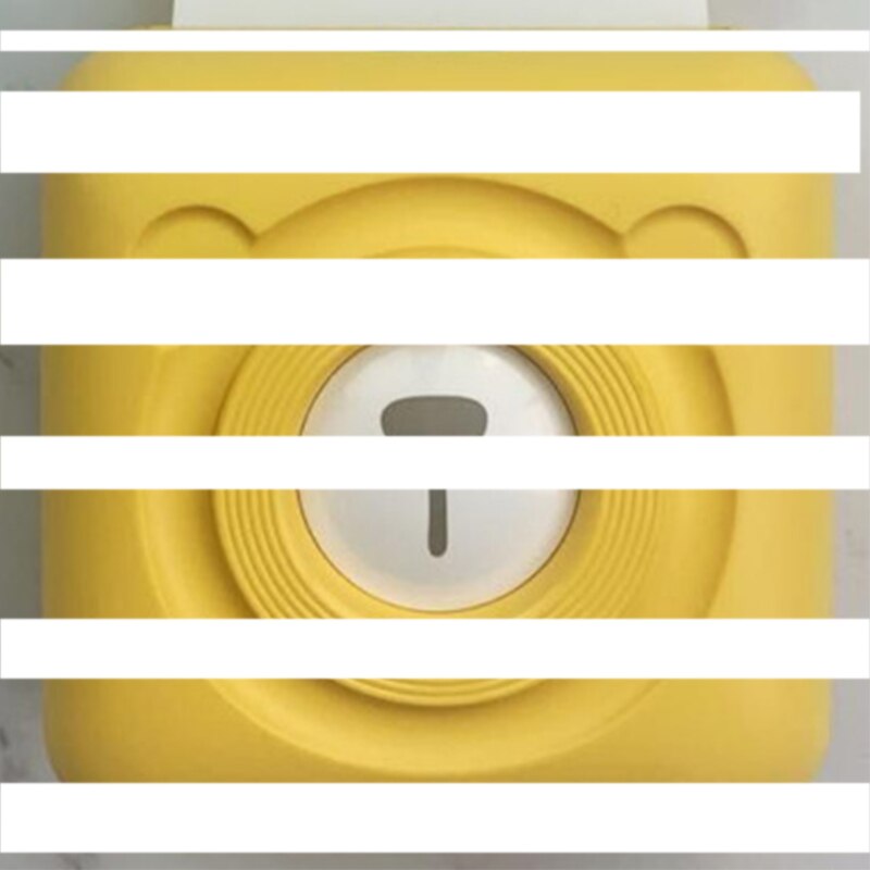 Draagbare Thermische Bluetooth Printer: Yellow