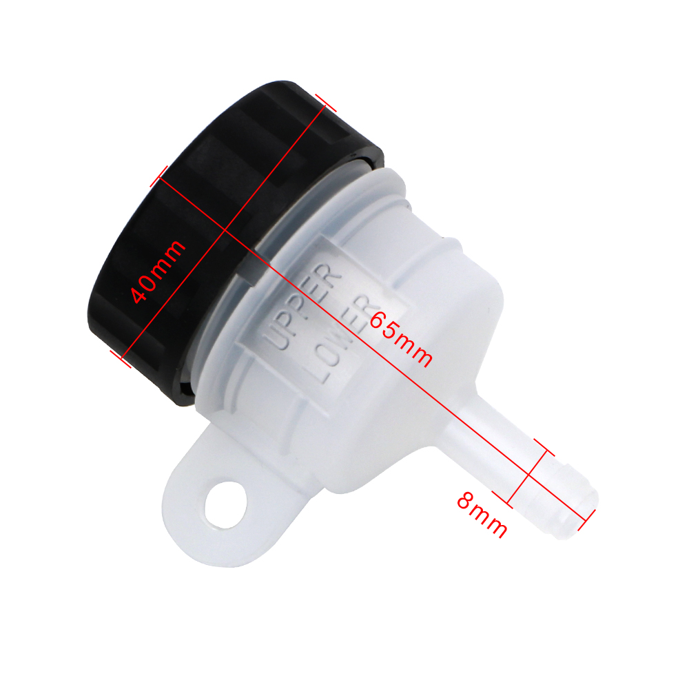 FORAUTO, vaso de aceite de plástico para motocicleta, pie de motocicleta, cilindro maestro de freno trasero, tanque, botella de líquido para vaso de aceite