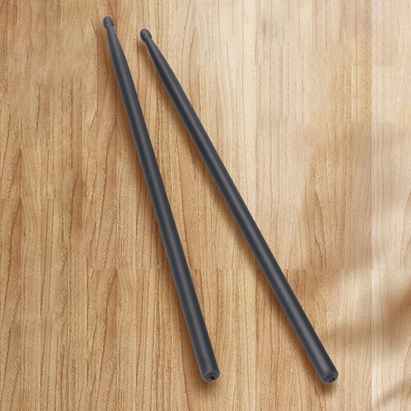 Baquetas pesadas de aleación de aluminio, juego de tambor 5A, instrumento Musical, accesorios de percusión para principiantes, color negro, 41cm