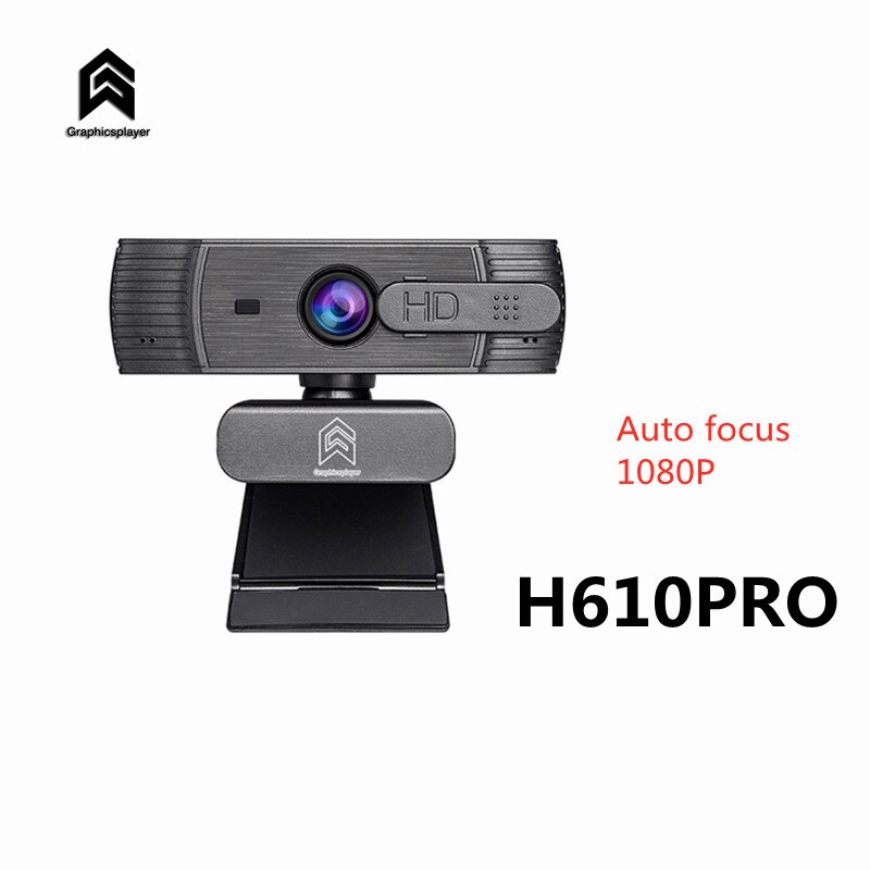 1080P Webcam HD Camera with Built-in HD Microphone 1920 x 1080p USB Video: H610PRO