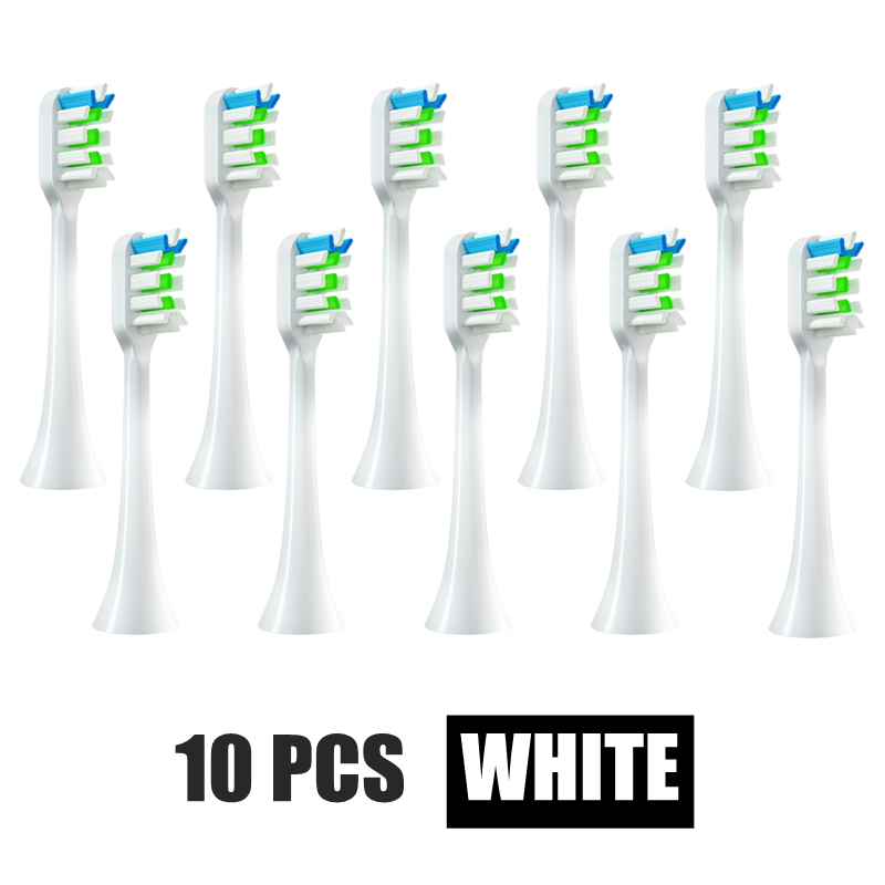 Replacement Toothbrush Heads For SOOCAS All Series X3U/X3pro/X3S/D5/D2 Sonic Electric Toothbrush Soft Bristle Nozzle: black