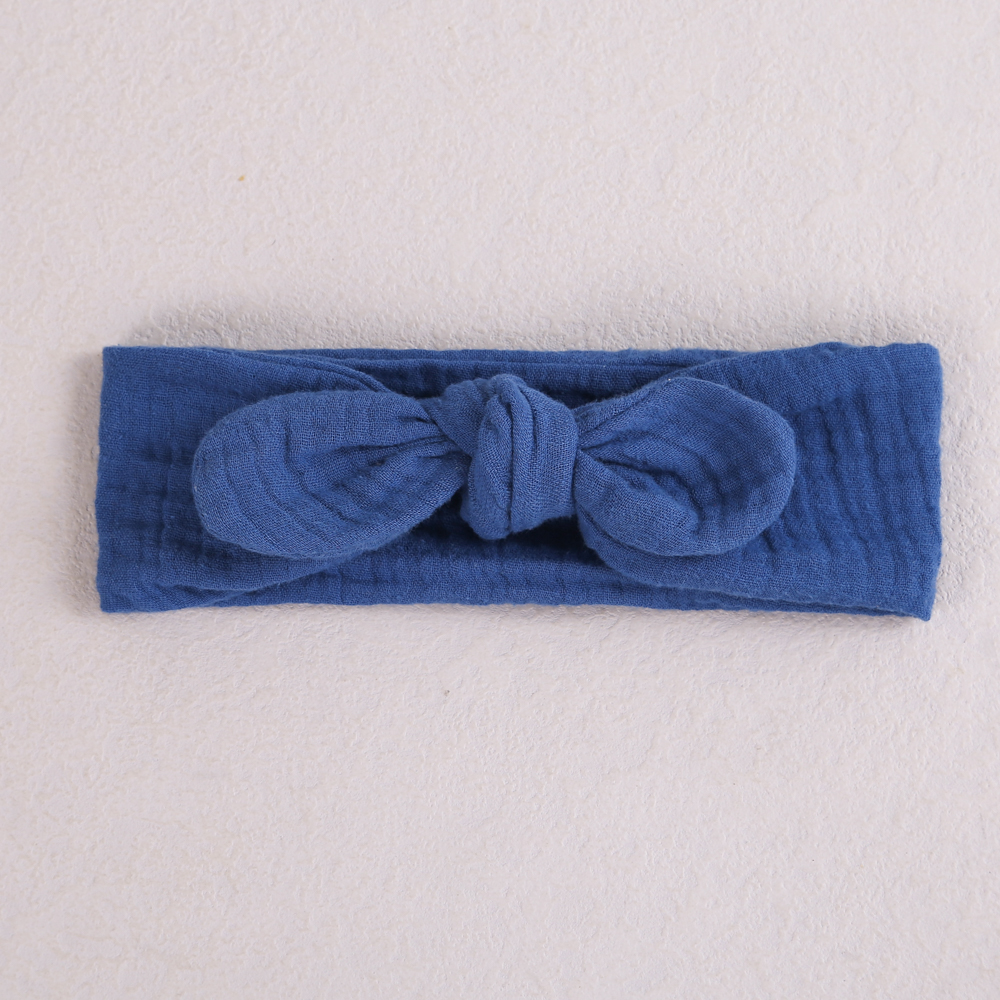 Wiązane łuk dziecko z roczniełąkiem na głłałę Super miękka bawełna turban niemowlę rozciągliwy chusta na głłałę łuki akcesoria robić włosów jeden rozmiar pasuje robić wszystkich JFNY263: kolor 13