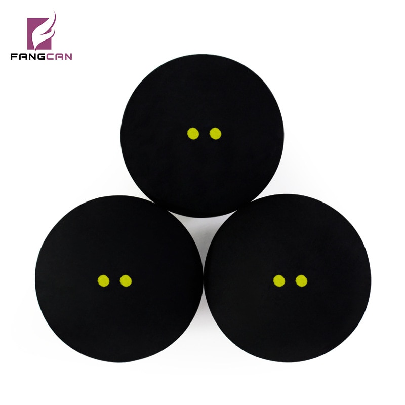 Double Yellow Point Squash Game with Ultra-Slow Elastic Small FANGCAN fang can Genuine Product Profession Players Applicable