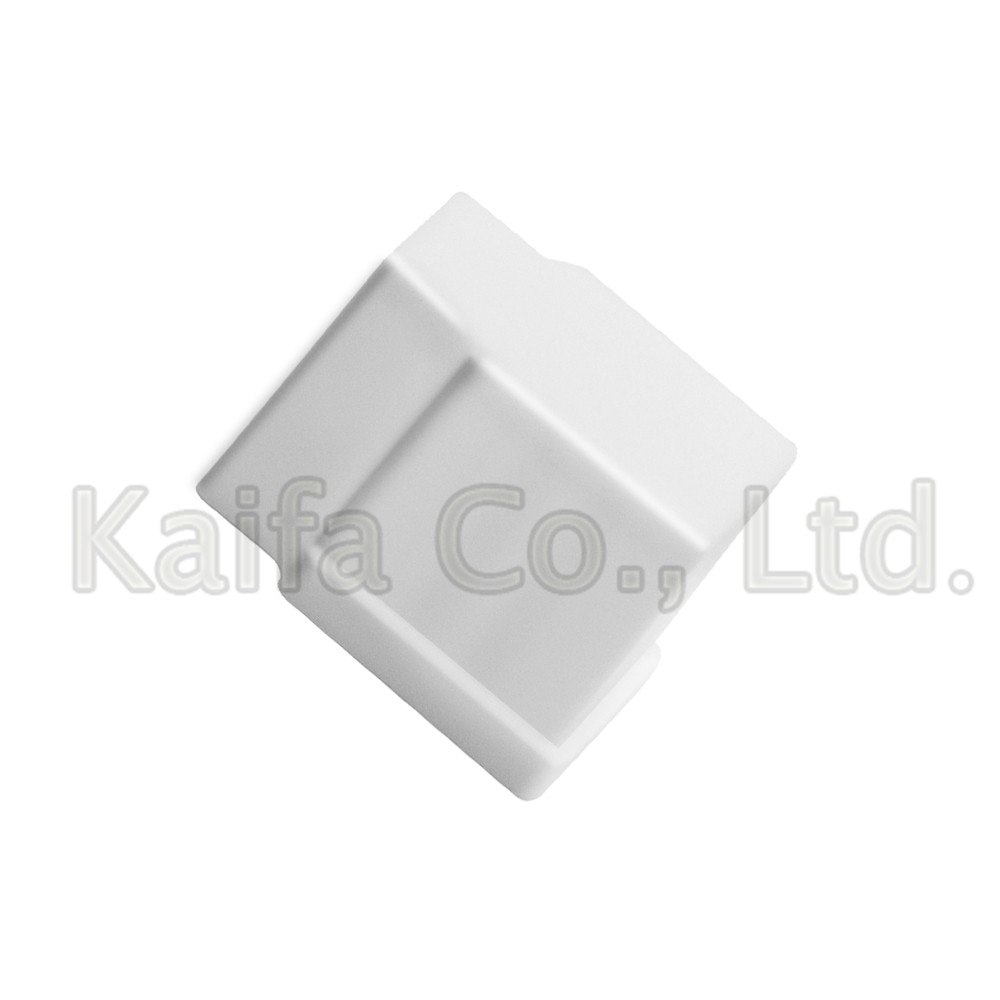 White Plastic solenoid valve Waterproof cover Water valve lid