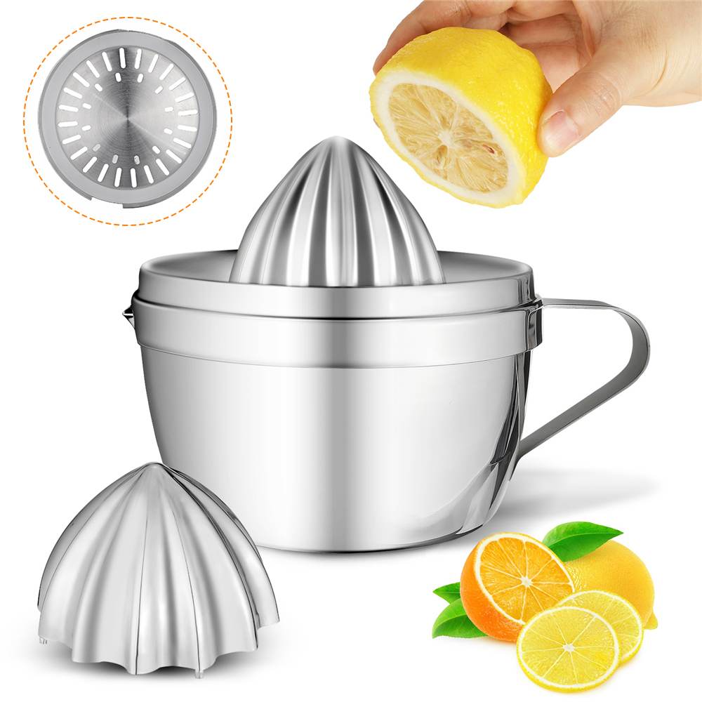 Manual Citrus Juicer Portable Stainless Steel Lemon Orange Manual Fruit Juicer Tools Pressed Juice Maker Kitchen Accessories: Default Title